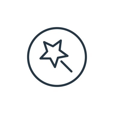 güzellik vektör simgesi. Güzel, düzeltilebilir bir vuruş. İnternet ve mobil uygulamalarda, logoda ve yazılı medyada kullanım için güzel doğrusal sembol. İnce çizgili çizim. Vektör izole çizimi.