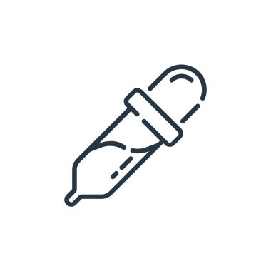 Bırakma vektör simgesi. İnme inmesi düzenlenebilir. Ağ ve mobil uygulamalarda, logoda, yazdırma ortamında kullanılacak doğrusal simge. İnce çizgili çizim. Vektör izole çizimi.