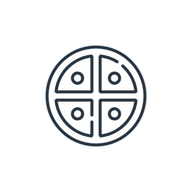 yerel vektör simgesi. Doğal, düzenlenebilir felç. İnternet ve mobil uygulamalarda, logoda ve yazılı medyada kullanım için yerel doğrusal sembol. İnce çizgili çizim. Vektör izole çizimi.