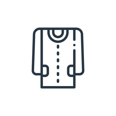 Bluz vektör simgesi. Bluz yenilebilir felç. Web ve mobil uygulamalarda kullanmak için bluz lineer sembolü, logo, yazdırma ortamı. İnce çizgili çizim. Vektör izole çizimi.