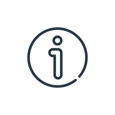 vektör simgesi hakkında. Düzenlenebilir felç hakkında. İnternet ve mobil uygulamalarda, logoda ve yazılı medyada kullanılacak doğrusal sembol hakkında. İnce çizgili çizim. Vektör izole çizimi.