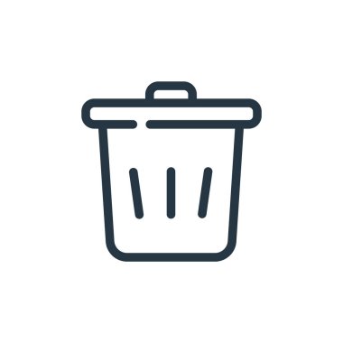 vektör simgesini kaldır. Düzenlenebilir felci kaldır. Web ve mobil uygulamalarda kullanmak için doğrusal sembolü kaldır, logo, yazdırma ortamı. İnce çizgili çizim. Vektör izole çizimi.