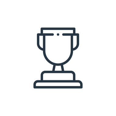 Kap vektör simgesi. Kurgulanabilir kalp krizi. Web ve mobil uygulamalarda, logoda, yazdırma ortamında kullanmak için kupa doğrusal sembolü. İnce çizgili çizim. Vektör izole çizimi.