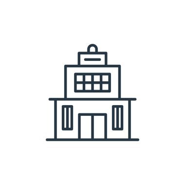 vektör simgesi oluşturuyorum. İnme inmesi. Web ve mobil uygulamalarda kullanmak için doğrusal sembol oluşturma, logo, yazdırma medyası. İnce çizgili çizim. Vektör izole çizimi.