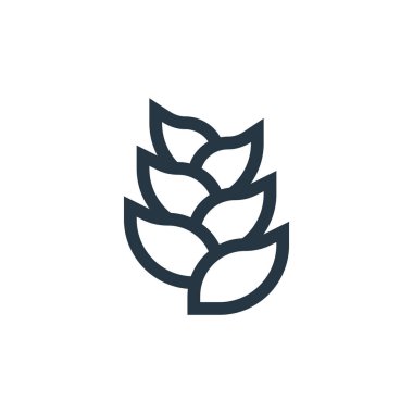 Helikoni vektör simgesi. Helikoni, düzenlenebilir felç. Web ve mobil uygulamalarda, logoda ve yazılı medyada kullanmak için sarmal doğrusal sembol. İnce çizgili çizim. Vektör izole çizimi.