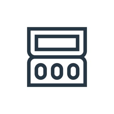 göz farı vektör simgesi. Göze çarpan bir inme. Web ve mobil uygulamalarda, logoda, yazdırma ortamında kullanmak için göz farı doğrusal sembolü. İnce çizgili çizim. Vektör izole çizimi.