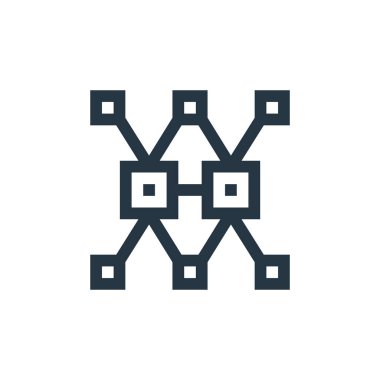 veri karmaşıklığı vektör simgesi. veri karmaşıklığı düzenlenebilir felç. İnternet ve mobil uygulamalar, logo ve yazdırma ortamlarında kullanım için veri karmaşıklığı doğrusal sembolü. İnce çizgili çizim. Vektör izole çizimi.