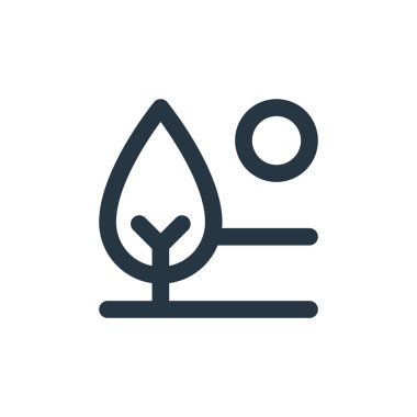 gün vektör simgesi. gün içinde düzenlenebilir felç. Web ve mobil uygulamalarda, logoda, yazdırma ortamında kullanılacak günlük doğrusal sembol. İnce çizgili çizim. Vektör izole çizimi.