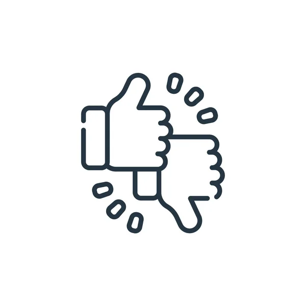 Feedback Vector Pictogram Feedback Aanpasbare Slag Feedback Lineair Symbool Voor — Stockvector