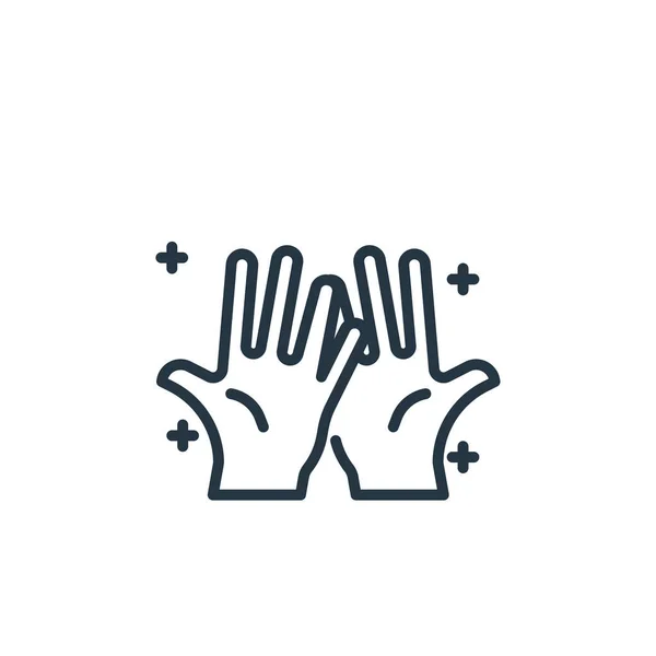 Χέρι Διάνυσμα Εικονίδιο Χειροποίητο Εγκεφαλικό Επεισόδιο Γραμμικό Σύμβολο Χειρός Για — Διανυσματικό Αρχείο