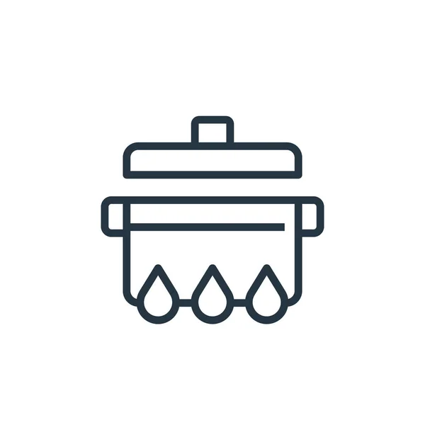 Kochvektorsymbol Kochbarer Schlaganfall Kochen Lineares Symbol Für Die Verwendung Auf — Stockvektor