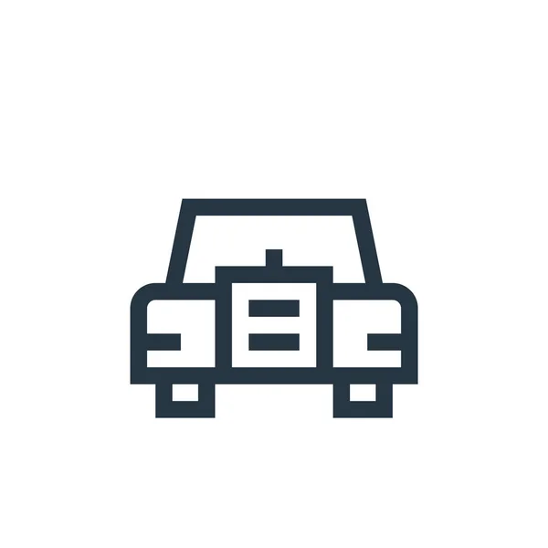 Иконка Вектора Автомобиля Автомобиль Редактируемый Удар Линейный Символ Автомобиля Использования — стоковый вектор