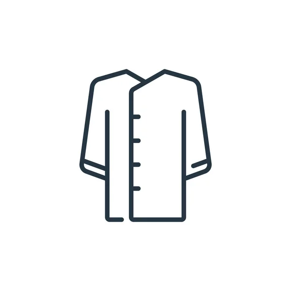 Ikona Vektoru Obleku Upravitelná Mrtvice Lineární Symbol Pro Použití Webových — Stockový vektor