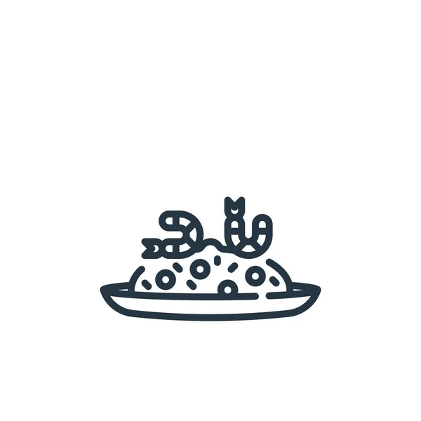 Fried Rice Vector Icon Fried Rice Editable Stroke Fried Rice — Stock Vector