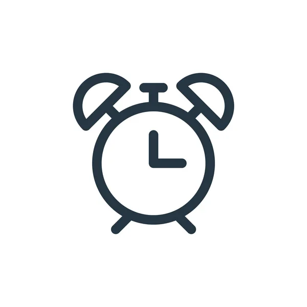 Reloj Despertador Icono Vectorial Reloj Despertador Editable Golpe Reloj Despertador — Archivo Imágenes Vectoriales