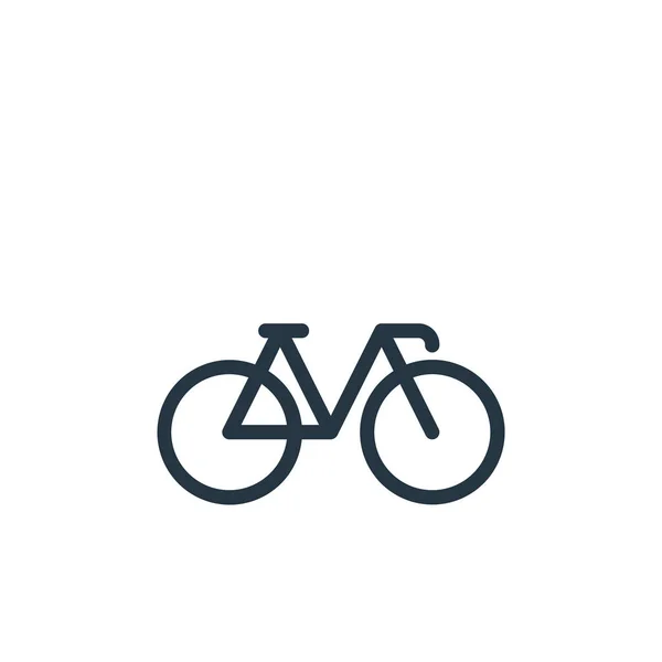Ícone Vetor Bicicleta Bicicleta Curso Editável Símbolo Linear Bicicleta Para — Vetor de Stock