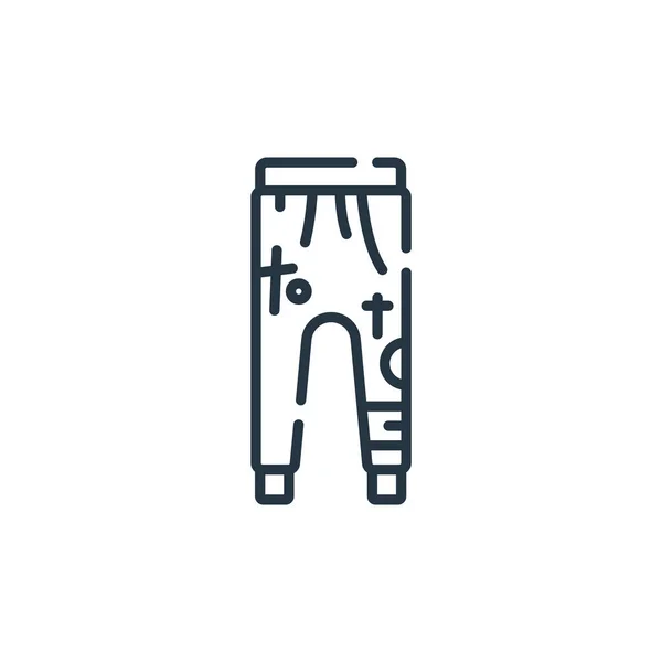 Training Pants Vector Icon Training Pants Editable Stroke Training Pants — Stock Vector