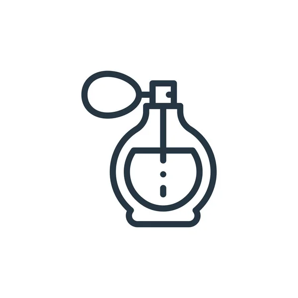 香水ベクターのアイコン 香水編集可能ストローク ウェブとモバイルアプリ 印刷メディアで使用するための香水の線形シンボル 細い線のイラスト ベクトル絶縁外形図面 — ストックベクタ