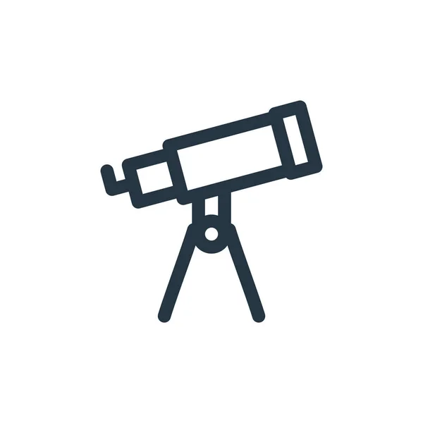 Telescope Vector Icon Telescope Editable Stroke Telescope Linear Symbol Use — Stock Vector