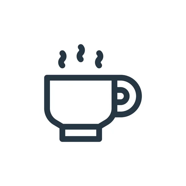 Kaffeetassen Vektor Symbol Kaffeetasse Editierbar Kaffeetasse Lineares Symbol Für Die — Stockvektor