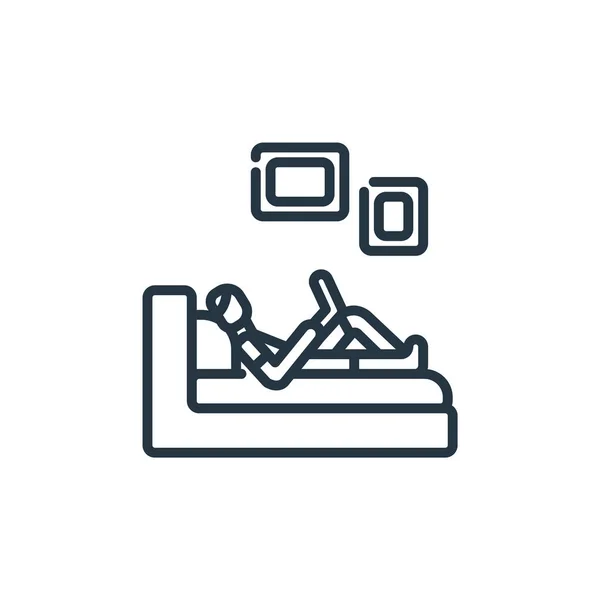 Çalışan Vektör Simgesi Düzenlenebilir Felç Web Mobil Uygulamalarda Logoda Yazılı — Stok Vektör