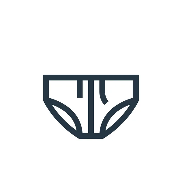 Swimsuit Vector Icon Swimsuit Editable Stroke Swimsuit Linear Symbol Use Stock Illustration
