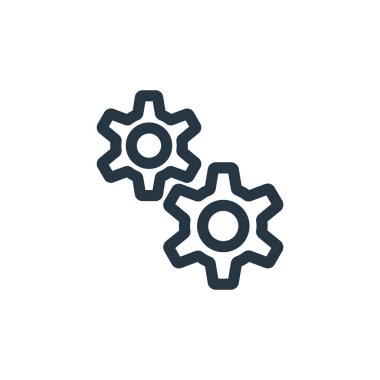 İlerleme vektör simgesi. Düzenlenebilir felç. Web ve mobil uygulamalarda, logoda, yazıcı ortamında kullanım için doğrusal ilerleme sembolü. İnce çizgili çizim. Vektör izole çizimi.