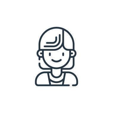 Jinekolog vektör ikonu. Jinekolog inme inmesi. İnternet ve mobil uygulamalarda kullanım için jinekolog lineer sembolü, logo, yazdırma medyası. İnce çizgili çizim. Vektör izole çizimi.