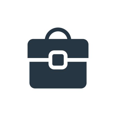 Portföy vektör simgesi. Portföy düzenlenebilir felç. Web ve mobil uygulamalarda, logoda ve yazılı medyada kullanılmak üzere portföy doğrusal sembolü. İnce çizgili çizim. Vektör izole çizimi.