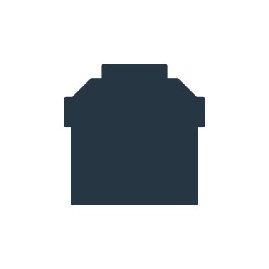 ev vektör simgesi. ev yapımı felç. ev lineer sembolü web ve mobil uygulamalarda, logoda, yazdırma ortamında kullanılıyor. İnce çizgili çizim. Vektör izole çizimi.