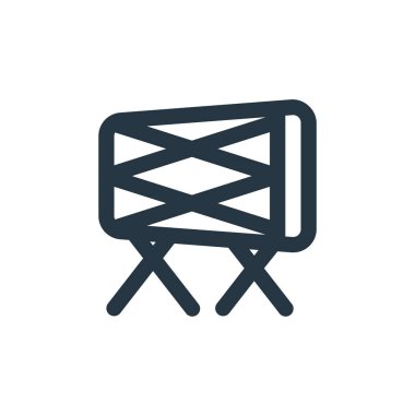 kazılmış vektör simgesi. Kurgulanabilir felç. web ve mobil uygulamalarda, logoda, yazıcı ortamında kullanmak için doğrusal sembol kazıldı. İnce çizgili çizim. Vektör izole çizimi.