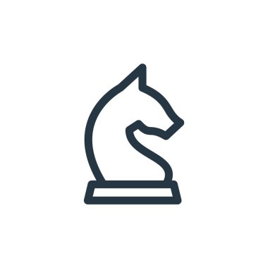 At vektör simgesi. Kurgulanabilir at çarpması. at lineer sembolü web ve mobil uygulamalar, logo, yazdırma medyası için. İnce çizgili çizim. Vektör izole çizimi.