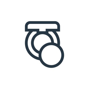 vektör simgesini uydur. Düzenlenebilir felç. Web ve mobil uygulamalarda kullanmak için doğrusal sembol oluştur, logo, yazdırma ortamı. İnce çizgili çizim. Vektör izole çizimi.