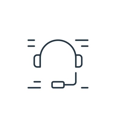 Servis vektör simgesi. Hizmet edilebilir felç. Web ve mobil uygulamalarda, logoda, yazıcı ortamında kullanmak için servis doğrusal sembolü. İnce çizgili çizim. Vektör izole çizimi.