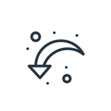 aşağı sol ok vektör simgesi. aşağı sol ok değiştirilebilir vuruş. web ve mobil uygulamalarda kullanmak için sol ok doğrusal sembolünü indir, logo, yazdırma ortamı. İnce çizgili çizim. Vektör izole çizimi.