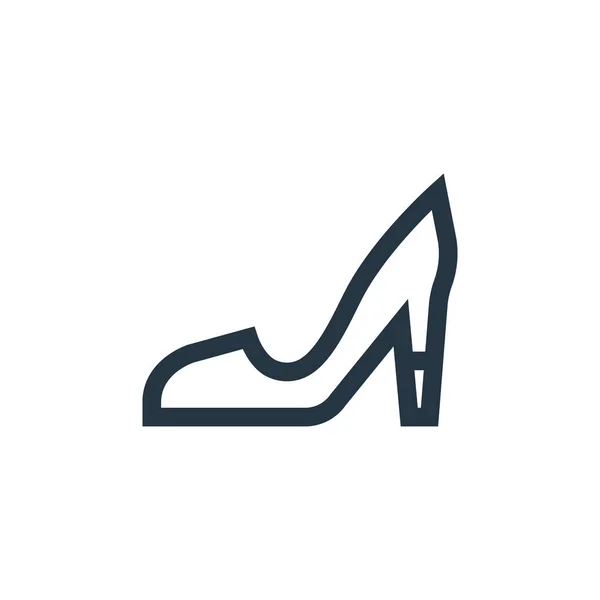 High Heels Vector Icon High Heels Editable Stroke High Heels — Stock Vector