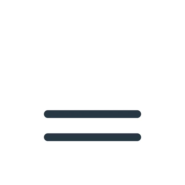 Menüvektorsymbol Menüpunkt Editierbar Lineares Symbol Menü Für Web Und Mobile — Stockvektor