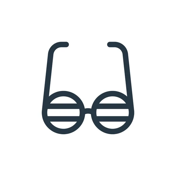 Brillenvektorsymbol Brille Editierbarer Strich Brille Lineares Symbol Für Die Verwendung — Stockvektor