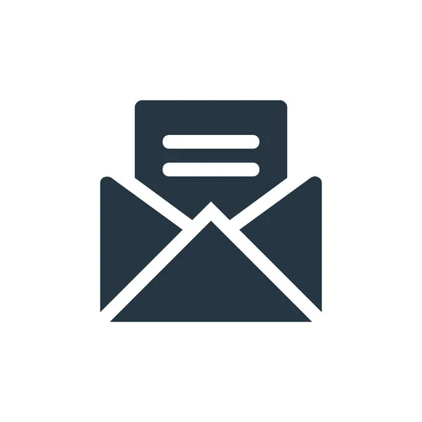 Ikona Wektora Mail Mail Edytowalny Udar Symbol Liniowy Poczty Mail — Wektor stockowy