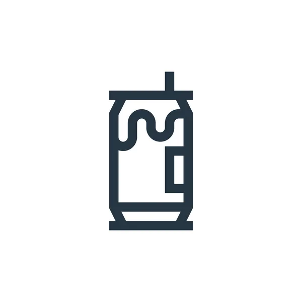 Пивная Банка Векторная Икона Пивная Банка Редактируемый Инсульт Пиво Линейный — стоковый вектор
