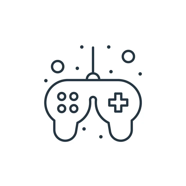 Oyun Denetleyici Vektör Simgesi Oyun Denetleyici Düzenlenebilir Vuruş Web Mobil — Stok Vektör