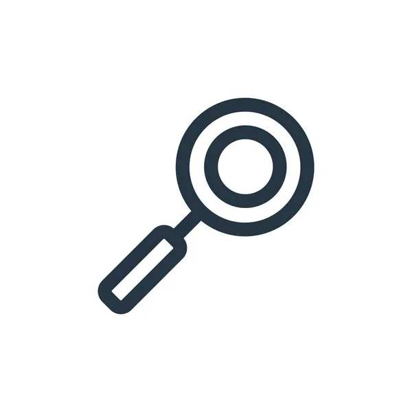 Ikona Wektora Wyszukiwania Przeszukaj Edytowalny Udar Wyszukiwanie Liniowego Symbolu Stosowania — Wektor stockowy