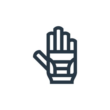 Buz hokeyi vektör simgesi. Buz hokeyi düzenlenebilir vuruş. Web ve mobil uygulamalarda kullanım için buz hokeyi lineer sembolü, logo, yazdırma medyası. İnce çizgili çizim. Vektör izole çizimi.