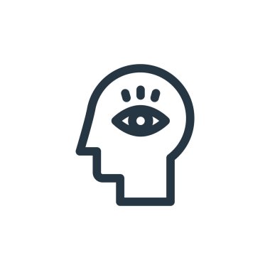 Meditasyon vektör simgesi. Meditasyon, düzenlenebilir felç. Web ve mobil uygulamalarda kullanmak için meditasyon lineer sembolü, logo, yazdırma medyası. İnce çizgili çizim. Vektör izole çizimi.