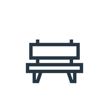 Yedek vektör simgesi. Düzeltilebilir felç. Web ve mobil uygulamalarda, logoda ve yazılı medyada kullanım için bank doğrusal sembolü. İnce çizgili çizim. Vektör izole çizimi.