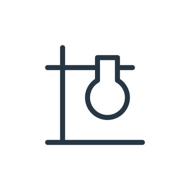 Mataranın vektör simgesi. Şişede düzenlenebilir felç. Web ve mobil uygulamalarda, logoda ve yazılı medyada kullanmak için matara lineer sembolü. İnce çizgili çizim. Vektör izole çizimi.