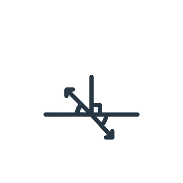 Eckvektorsymbol Corner Editierbarer Strich Corner Lineares Symbol Für Den Einsatz — Stockvektor