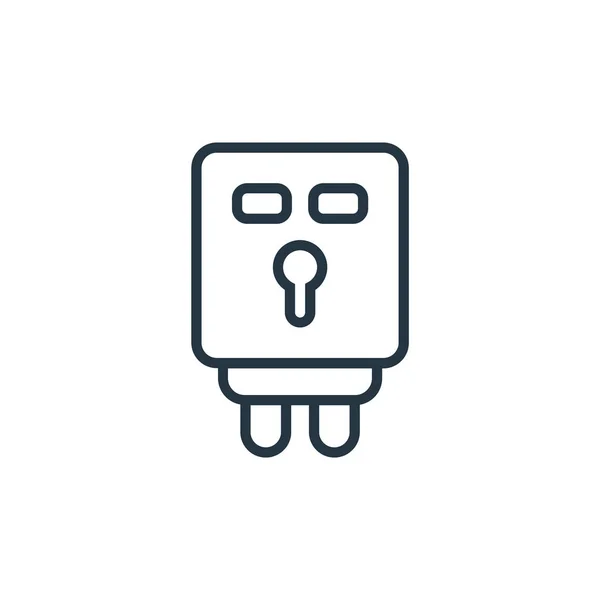 Icône Vecteur Ustensile Électronique Ustensile Électronique Course Modifiable Ustensile Électronique — Image vectorielle