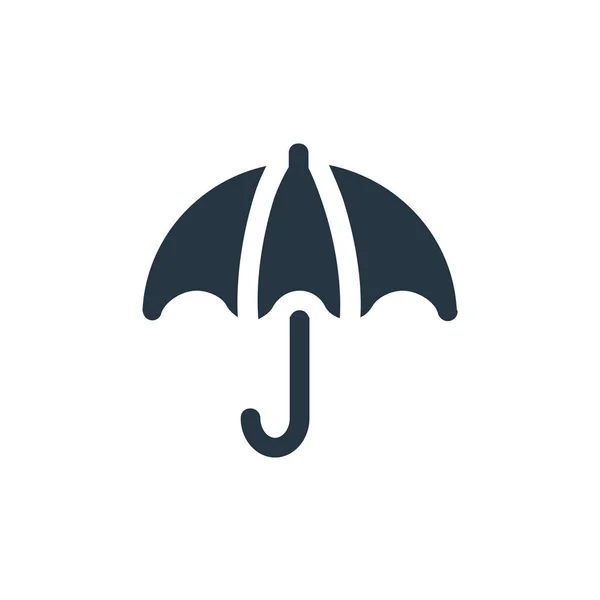 伞形矢量图标 雨伞可编辑的打击 伞形线形符号 用于网络应用和移动应用 印刷媒体 细线图解 矢量孤立轮廓图 — 图库矢量图片