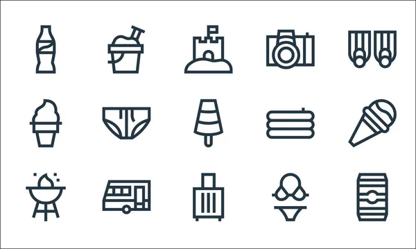 Download Picnic Line Icons Linear Set Quality Vector Line Set Lemonade Vector Image By C Awesomegroup Vector Stock 396668830